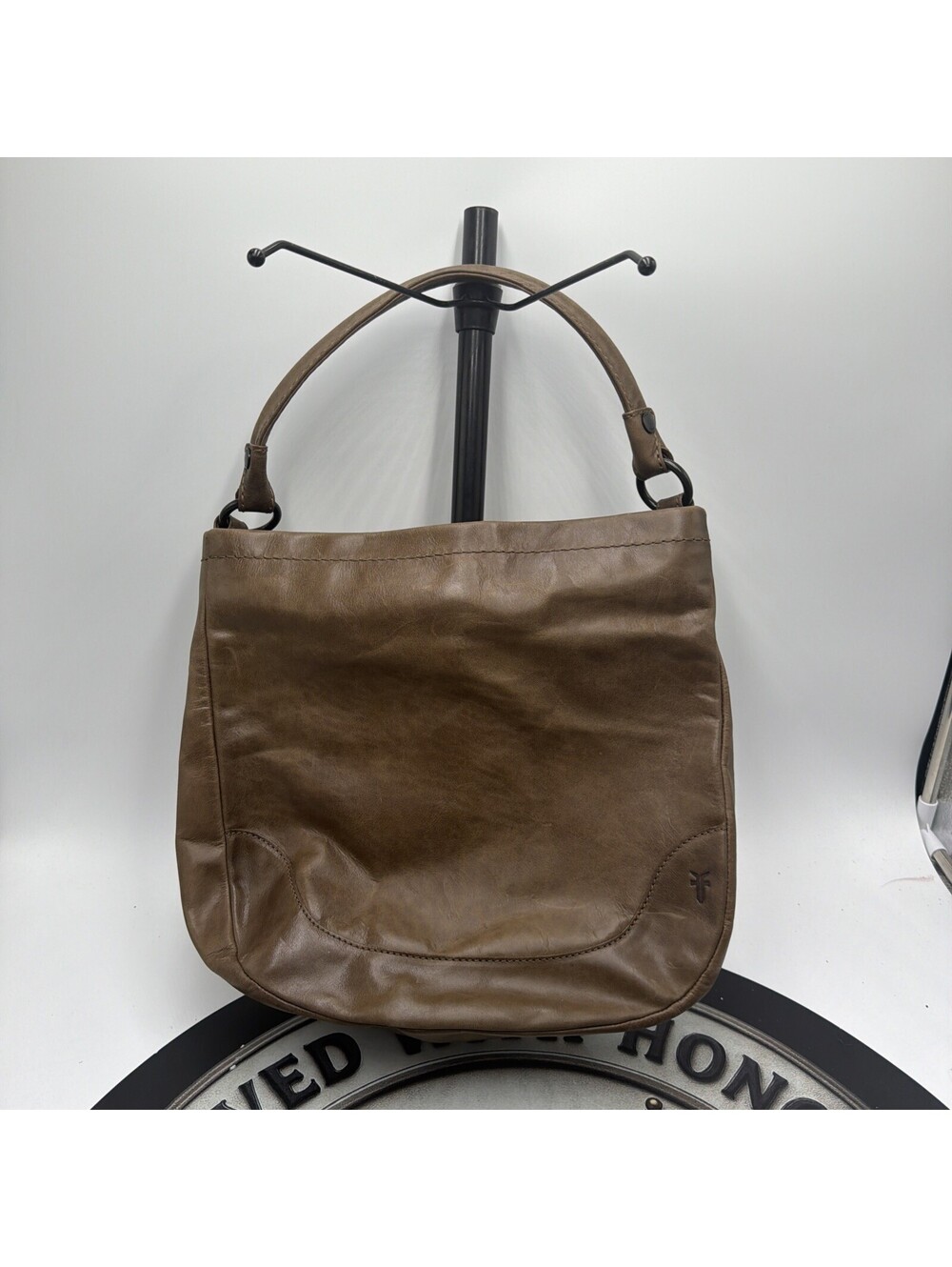 Frye Melissa Leather Hobo Bag - Khaki